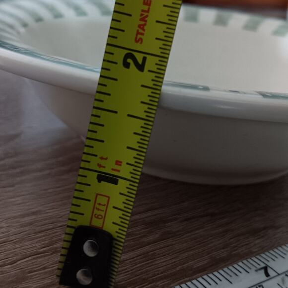 Portfolio By Phfaltzgraff Naturewood Bowl 7.25" Diameter Green Floral Print - Picture 7 of 7